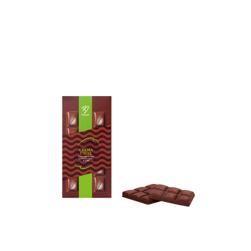 10 tablettes de chocolat au lait avec crème de café - 100 gr 
