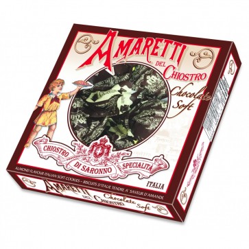 Amaretti moelleux chocolat 175 gr boite