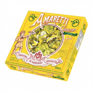 Amaretti moelleux citron 145 gr boite