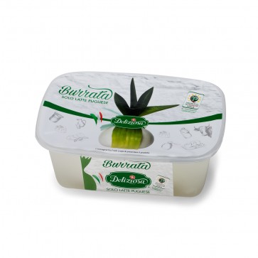 Burrata - 200 gr - 8 pots par carton