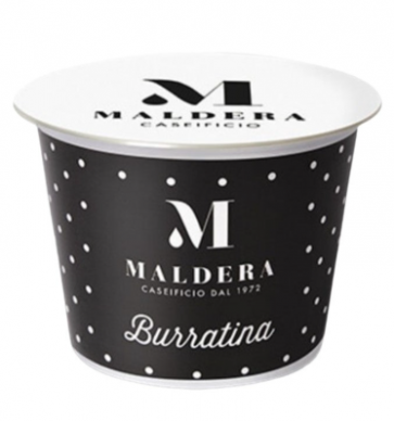 Burrata avec du lait de bufflone - 125 gr x 8