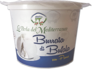 Burrata au lait de bufflone - 125 gr - 12 pots par carton