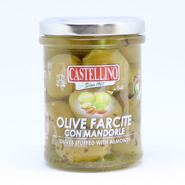 Olives Vertes à l'amande - 212ml x 6