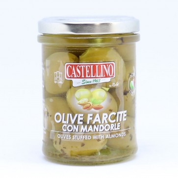 Olives Vertes à l'amande - 212ml x 6 - PROMOTION