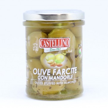 Olives Vertes à l'amande - 212ml x 6 - Promotion