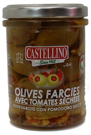 Olives Vertes à la Tomate Séchée