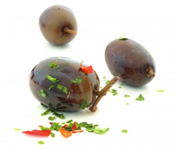 Olives noires à la calabrese