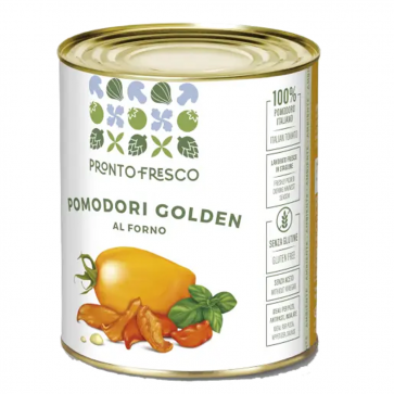 Quartiers de tomates jaunes semi séchées - 780 gr x 6 