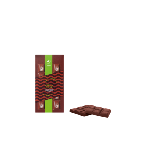 10 tablettes de chocolat au lait avec crème de café - 100 gr 