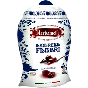 Bonbons Amarena Fabbri / Herbamelle - 75 gr x 8