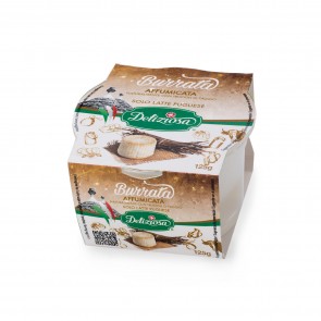 Burrata fumée - 125 gr - 8 pots par carton