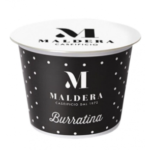 Burrata avec du lait de bufflone - 125 gr x 8