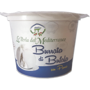 Burrata au lait de bufflone - 125 gr - 12 pots par carton