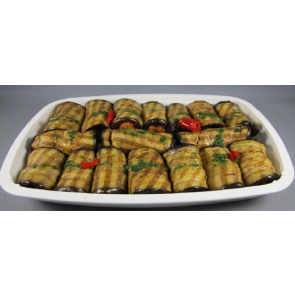 Involtini d'aubergines au fromage