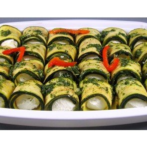 Involtini de courgettes au fromage frais 