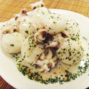 Petites Seiches aux Olives et Poivrons